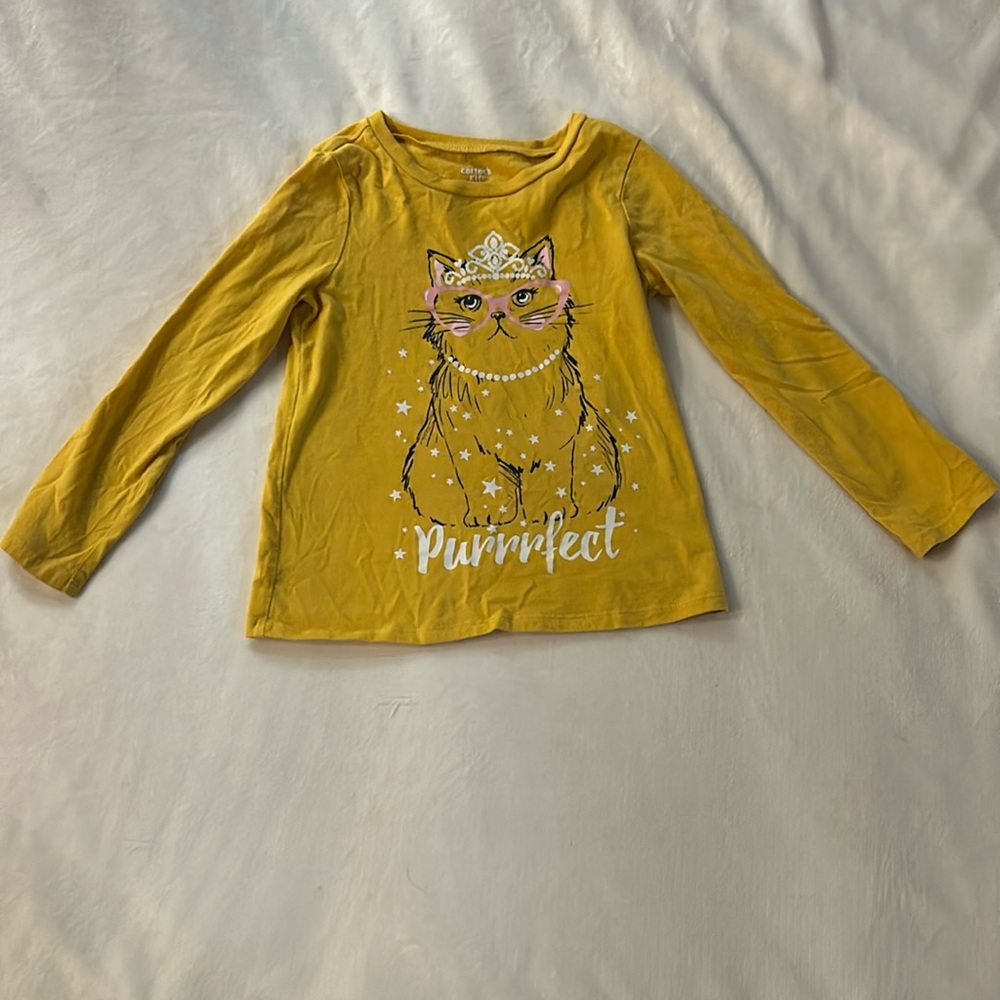 Carter’s cat long sleeve tee